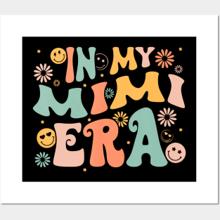 In My Mimi Era Baby Announcement for Grandma Mothers Day Posters and Art